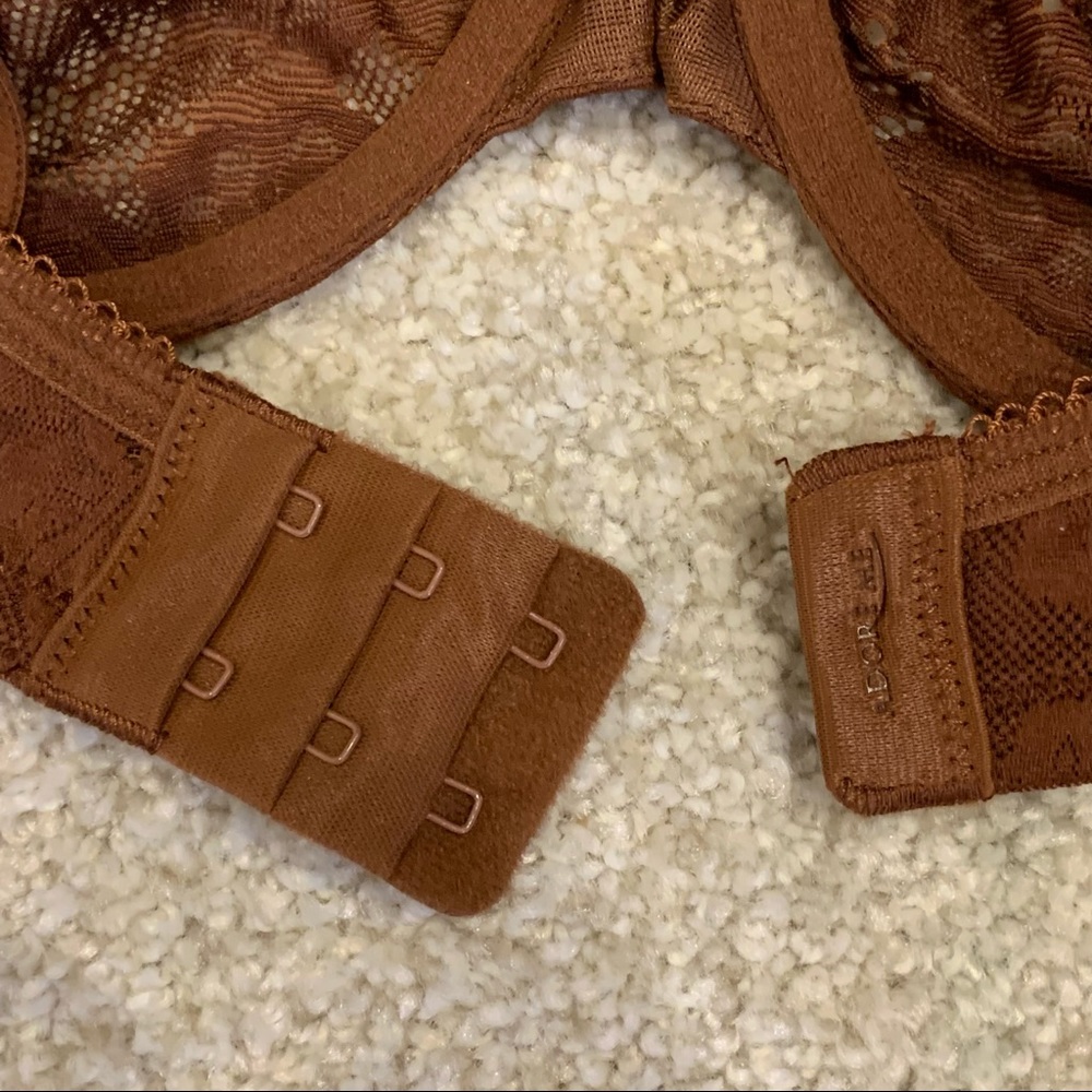 NWOT Adore Me Brown‎ Lace Bra 34DD - Picture 6 of 7